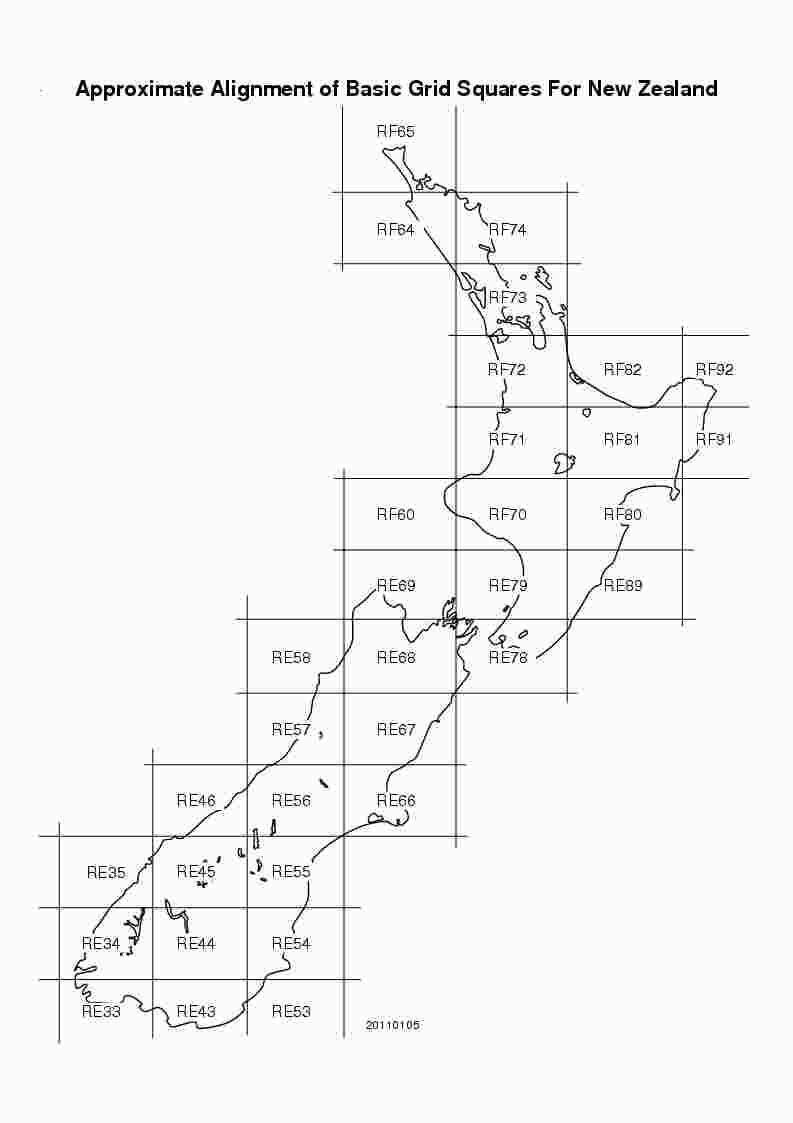 Bản đồ của new zealand lưới