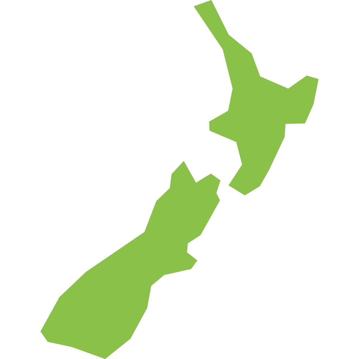 Bản đồ của new zealand png