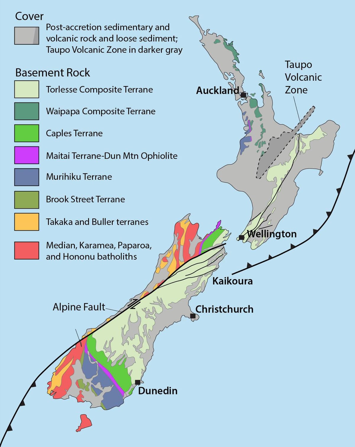 Bản đồ của new zealand tài nguyên thiên nhiên