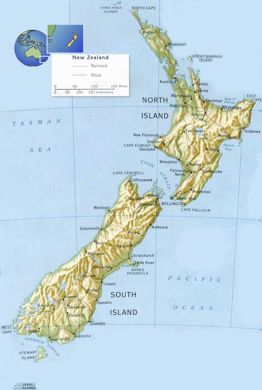 wellington new zealand trên bản đồ