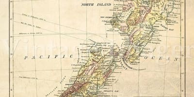 Bản đồ của new zealand