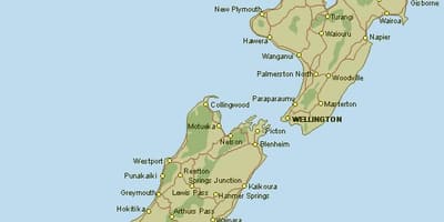 New zealand đầy đủ bản đồ