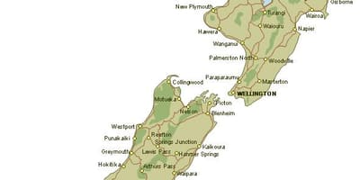 Bản đồ, chi tiết new zealand