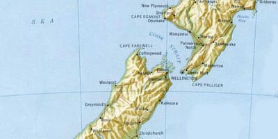 Wellington new zealand trên bản đồ